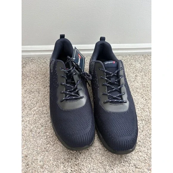 Swissport Men's Safety Trainer Steel Toe Shoes – Blue – Size 14 – New in Box - Picture 2 of 7
